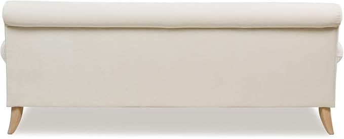 Jennifer Taylor Home Bliss Lawson Two-Cushion Tightback Sofa, French Beige Performance Velvet