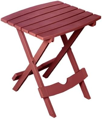 Adams Manufacturing 8510-95-3700 Quick-Fold Side Table, Merlot by Adams