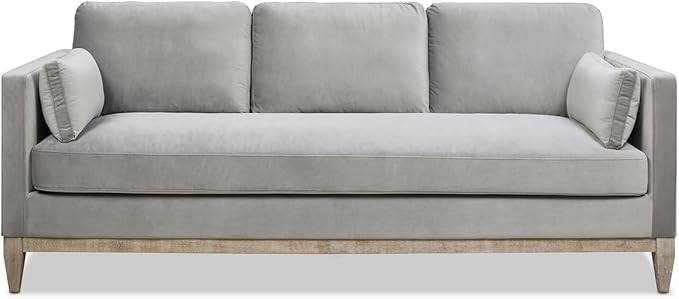 Jennifer Taylor Home Knox 84" Modern Farmhouse Velvet Living Room Sofa Couch