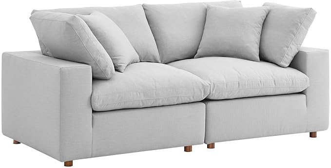 Modway Commix Down-Filled Overstuffed Upholstered Loveseat