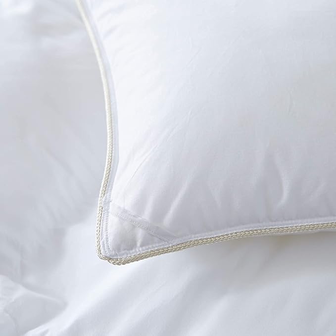 600-Thread-Count Egyptian Cotton Siberian Goose Down Comforter, 85 oz. Fill Weight, 108 x 98 INCHES, Solid White (Oversize California King Size)