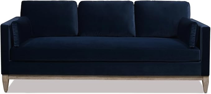 Jennifer Taylor Home Knox 84" Modern Farmhouse Performance Velvet Living Room Sofa Couch