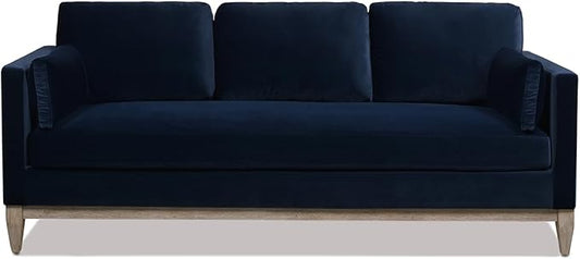 Jennifer Taylor Home Knox 84" Modern Farmhouse Performance Velvet Living Room Sofa Couch