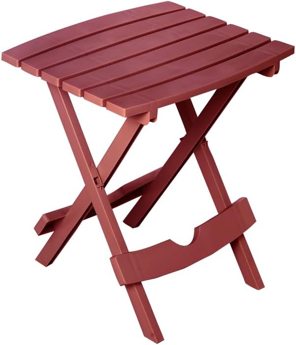 Adams Manufacturing 8510-95-3700 Quick-Fold Side Table, Merlot - Image 3