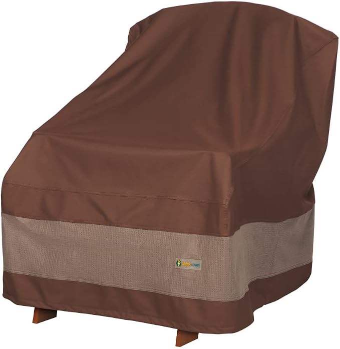 DUCKCOVERS Ultimate Waterproof 32 Inch Patio Adirondack Chair Cover, Patio Furniture Covers by DuckCovers