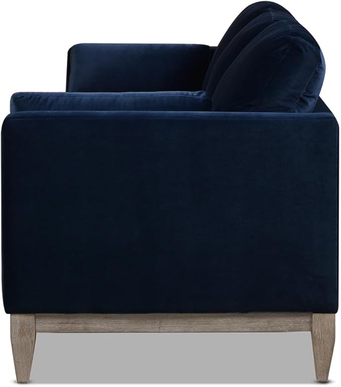Jennifer Taylor Home Knox 84" Modern Farmhouse Performance Velvet Living Room Sofa Couch