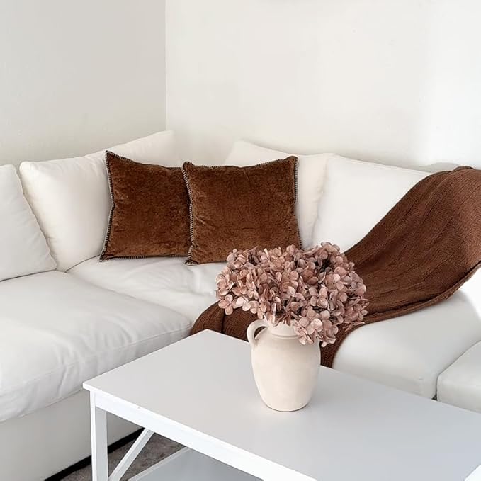 Acanva Modular L-Shaped Sectional Cloud Couch, Free Combination Minimalist Sofa with Shredded Latex Filled Cushion and Removable Slipcovers for Living Room, Home Office, 3 Seater + Ottoman