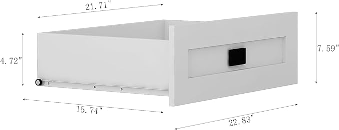 Wardrobe Closet with Sliding Barn Door, Tall Wooden Bedroom Armoire Wardrobe Closet Clothing Storage Cabinet with 4 Drawers, Adjustable Shelves and Hanging Rod, Clothes Cabinet for Bedroom, White