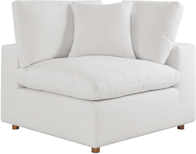 Modway Commix Down-Filled Overstuffed Upholstered 3-Seater Sofa