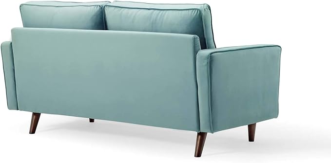 Modway Valour Performance Velvet Loveseat, Mint Valour Performance Velvet Loveseat