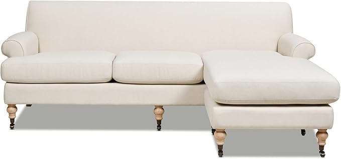 Jennifer Taylor Home Bliss Lawson 88" L-Shape Reversible Sectional Sofa