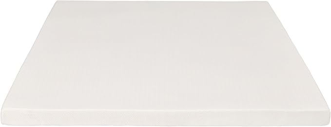 Pure Green Natural Latex Mattress Topper w/Luxury Cover - Soft - 2 Inch - Full Size (GOLS Certified Organic)