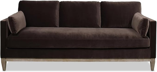 Jennifer Taylor Home Knox 84" Modern Farmhouse Performance Velvet Living Room Sofa Couch