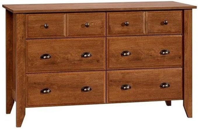 Home Square 2 Piece Bedroom Set with Dresser and Nightstand in Oiled Oak