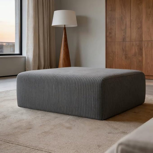 Modern Modular Sectional Sofa for Living Room, Cloud Sectional Couch Sectional Ottoman, Deep Seat, No Assembly Required Grey