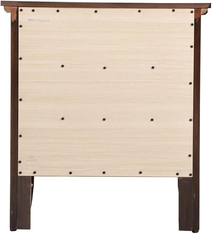 Glory Furniture Hammond 3 Drawer Nightstand in Cappuccino - Image 7