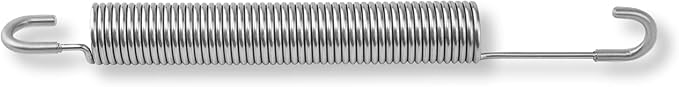 7 inch Stainless Steel Replacement Recliner Sofa Chair Mechanism Tension Spring - Long Neck Hook Style