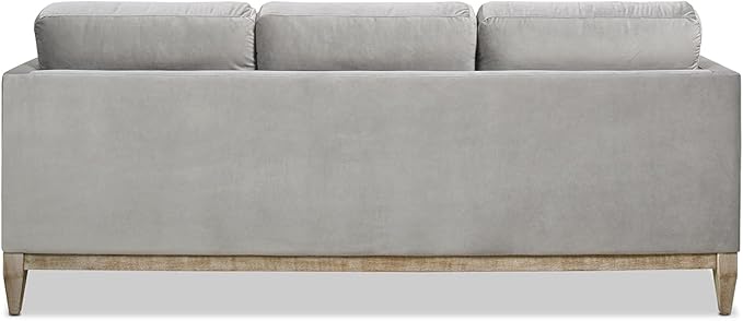 Jennifer Taylor Home Knox 84" Modern Farmhouse Velvet Living Room Sofa Couch