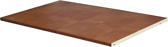 Palace Imports 100% Solid Wood Large Shelf for Kyle Wardrobe/Armoire/Closet ONLY, Mocha