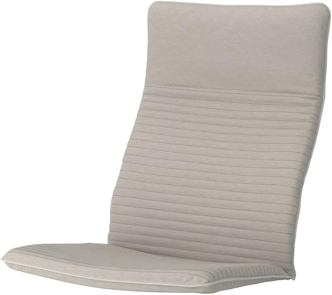 Ikea POÄNG armchair, brown/Knisa light beige