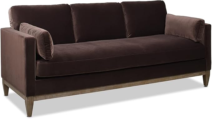 Jennifer Taylor Home Knox 84" Modern Farmhouse Performance Velvet Living Room Sofa Couch