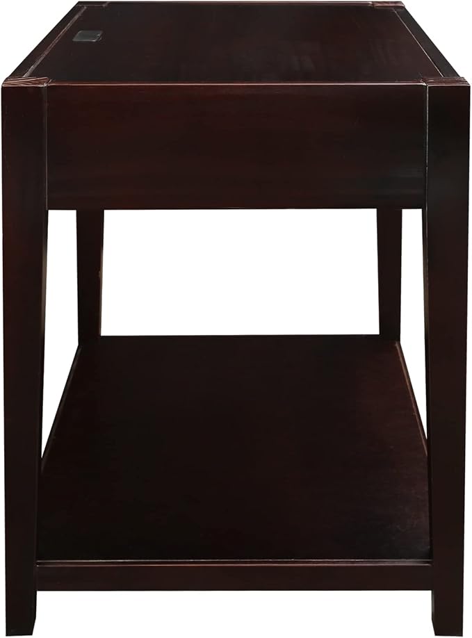 Casual Home Notre Dame Nightstand with USB Ports-Espresso, 18.75 in x 24 in x 26 in (D x W x H) - Image 14
