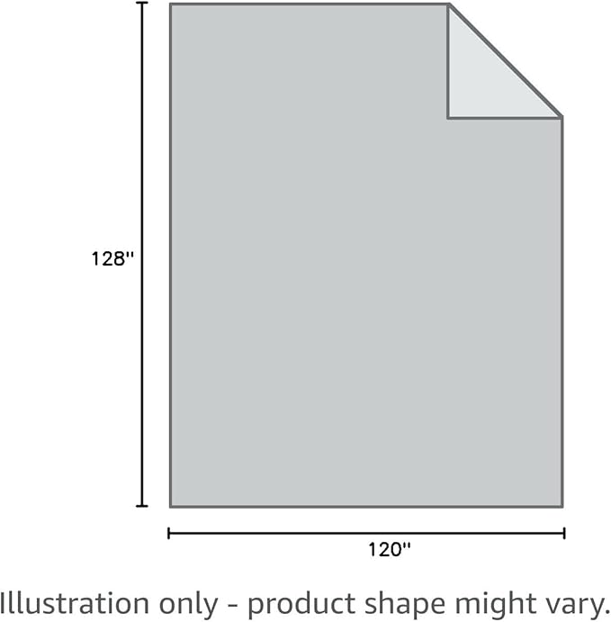 Oversized King Plus Comforter 128''x120'' - Extra Large Cooling All Seasons Down Alternative Lightweight Quilted Duvet Insert with Corner Tabs - Dark Grey