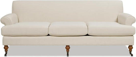 Jennifer Taylor Home Bliss 88" Lawson French Country Three-Cushion Tightback Sofa