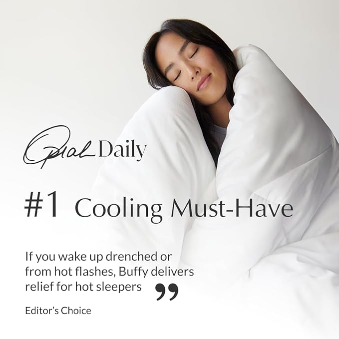 Buffy Cloud Cooling Comforter for Hot Sleepers, Machine Washable Lightweight Fluffy All-Season Temperature-Regulating Eucalyptus Lyocell Duvet Insert (King/Cal King)