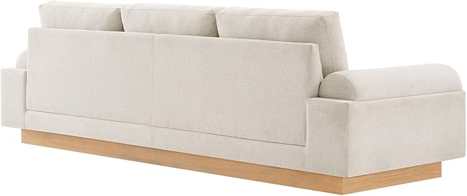 Modway EEI-6401-IVO Oasis Upholstered Fabric Sofa, Ivory