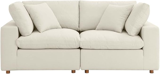 Modway Commix Down-Filled Overstuffed Upholstered Loveseat