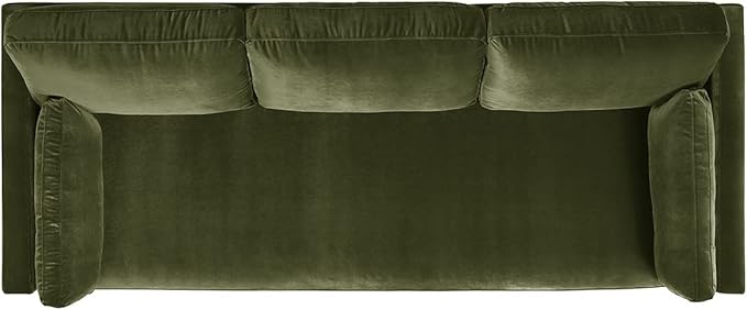 Jennifer Taylor Home Knox 84" Modern Farmhouse Performance Velvet Living Room Sofa Couch