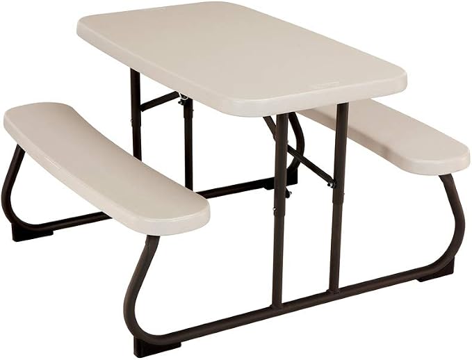 LIFETIME 280094 Kid's Picnic Table, Size 1, Almond - Image 2