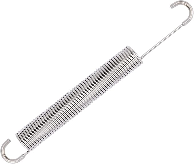 7 inch Stainless Steel Replacement Recliner Sofa Chair Mechanism Tension Spring - Long Neck Hook Style