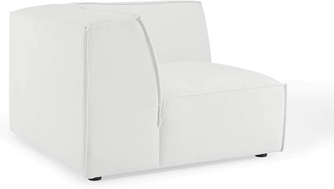 Modway Restore 8-Piece Upholstered Sectional Sofa in White