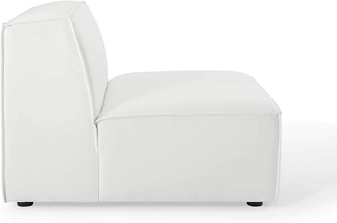 Modway Restore 6-Piece Upholstered Sectional Sofa in White