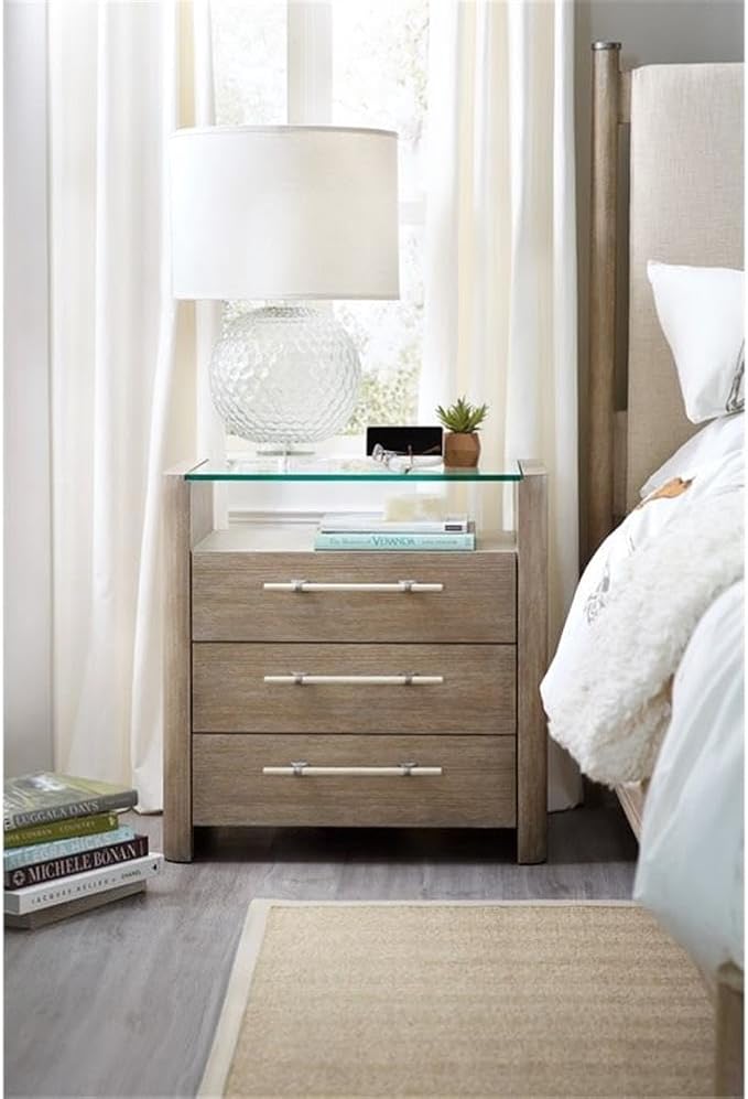 Hooker Furniture Bedroom Affinity Three-Drawer Nightstand - Image 3