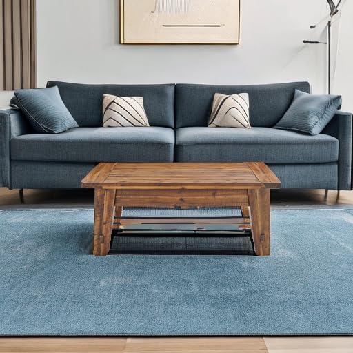 Alaterre Furniture Durango 48L Industrial Wood offee Table
