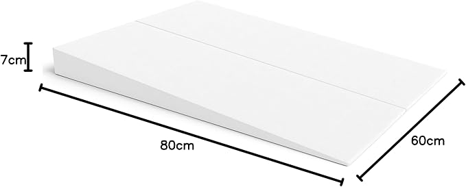 Avana Mattress Elevator - Under Bed 7-Inch Incline Foam Support - Riser for Acid Reflux, GERD, and Sleep Relief - Queen