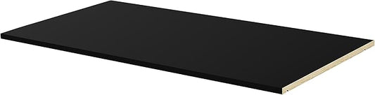 Palace Imports 100% Solid Wood Large Shelf for Kyle Wardrobe/Armoire/Closet ONLY, Black