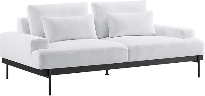 Modway EEI-6214-WHI Proximity Upholstered Fabric Sofa, White