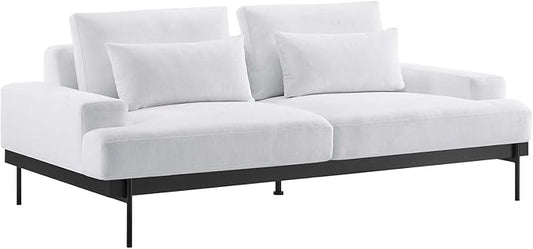Modway EEI-6214-WHI Proximity Upholstered Fabric Sofa, White