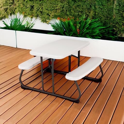 LIFETIME 280094 Kid's Picnic Table, Size 1, Almond - Image 5