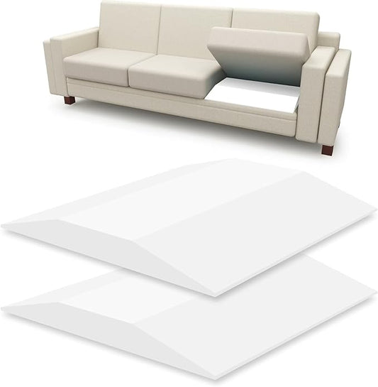 AK TRADING CO. Furniture Seat Support - High-Density (1.8 Density 44-ILD) - White Foam Couch Sofa Cushion Support Cushion Sag Repair Replacement for Sofa Couch Loveseat Chair (20" x 20" (2pack))