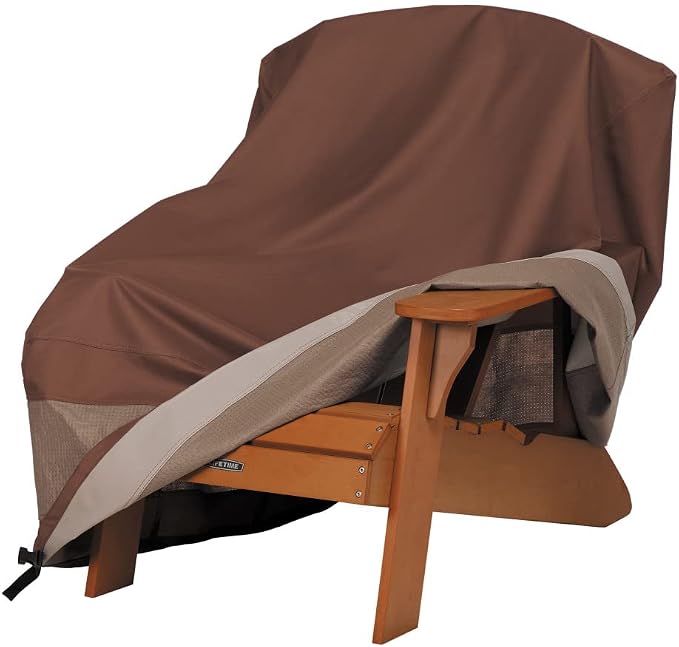 DUCKCOVERS Ultimate Waterproof 32 Inch Patio Adirondack Chair Cover, Patio Furniture Covers - Image 2