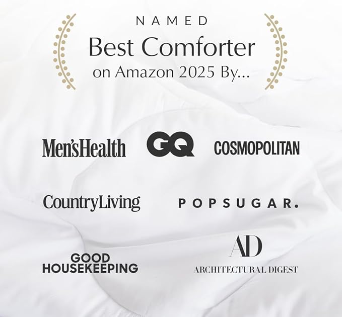 Buffy Cloud Cooling Comforter for Hot Sleepers, Machine Washable Lightweight Fluffy All-Season Temperature-Regulating Eucalyptus Lyocell Duvet Insert (King/Cal King)