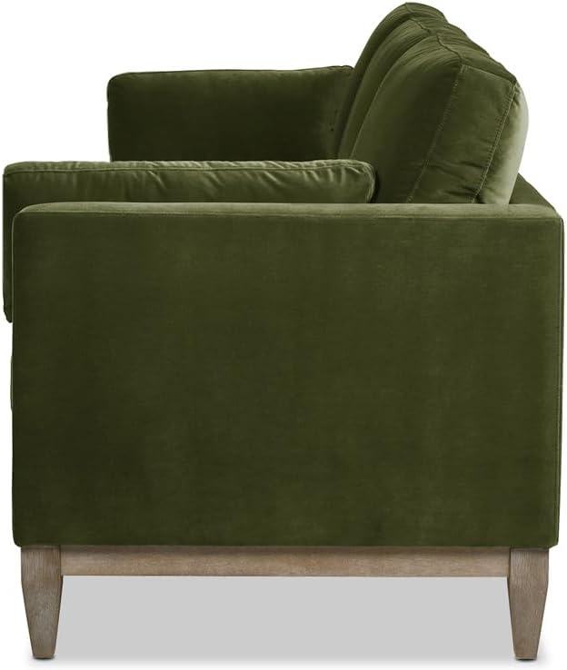 Jennifer Taylor Home Knox 84" Modern Farmhouse Performance Velvet Living Room Sofa Couch