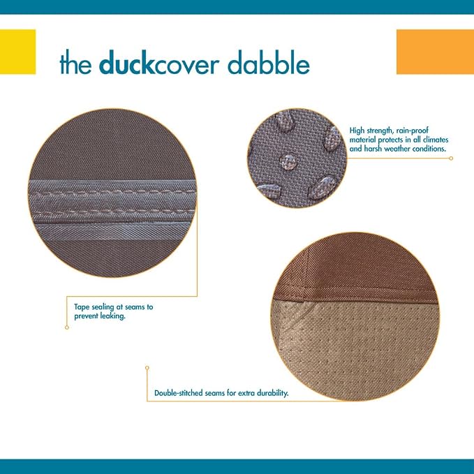 DUCKCOVERS Ultimate Waterproof 58 Inch Deep Loveseat Cover, Patio Furniture Covers - Image 10