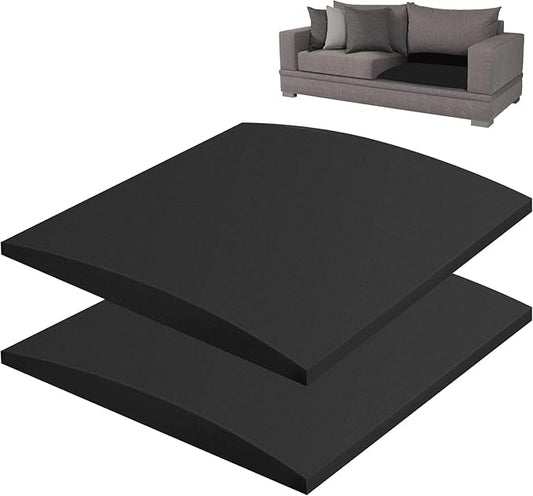 AK Trading CO. Furniture Seat Support - High-Density (1.8 Density 44-ILD) - Charcoal Foam Couch Sofa Cushion Support Cushion Sag Repair Replacement for Sofa Couch Loveseat Chair (20" x 20" (2pack))