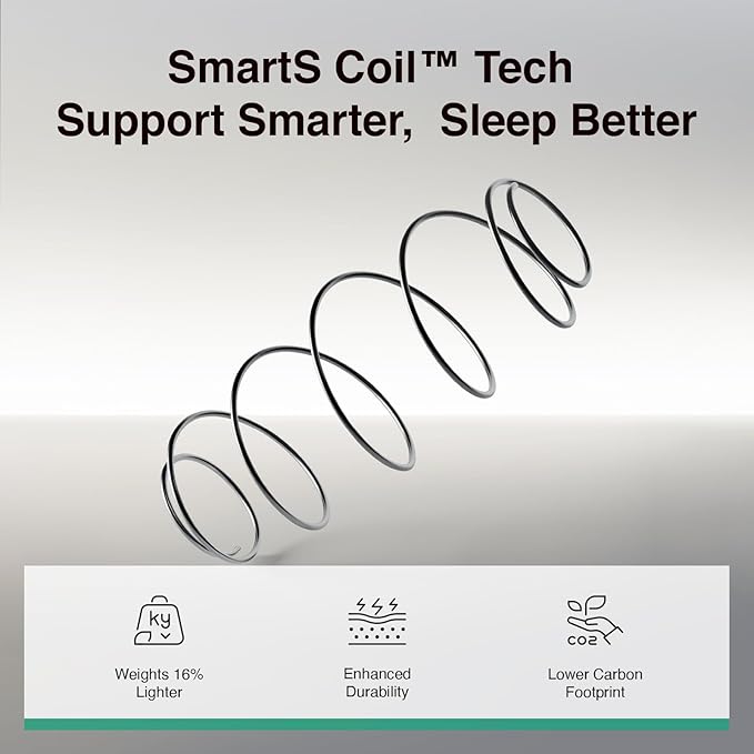 Novilla 8 Inch Queen Mattress, Hybrid Queen Size Mattresses with BioAir Comfort Foam for Pressure Relief, Medium Plush Colchones with Innerspring CertiPUR-US Certified for Kids Mattress in a Box